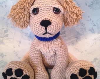 MUSTER: Golden Retriever Pouty Welpe Amigurumi