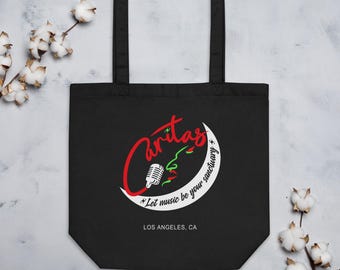 Caritas Karaoke Club Organic Cotton Tote Bag