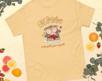 Happy Spaghetti Owl T-Shirt