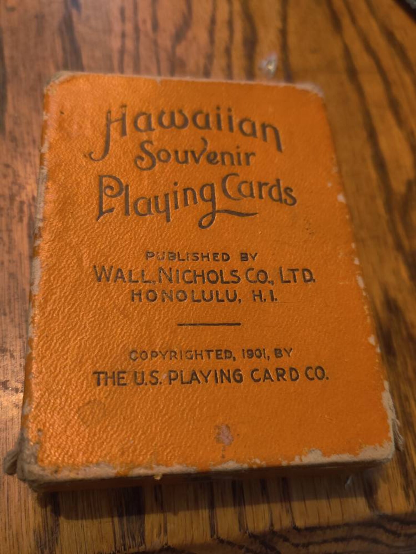 Hawaiian Souvenir Playing Cards Wall Nichols Co. Ltd Copy Etsy