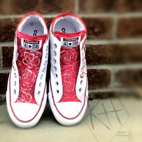 ohio state converse sneakers