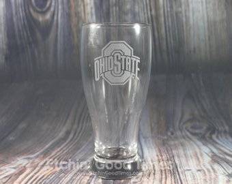 Ohio State Pub Glass - Officially licensed Ohio StateAthletic Logo Pub Glass