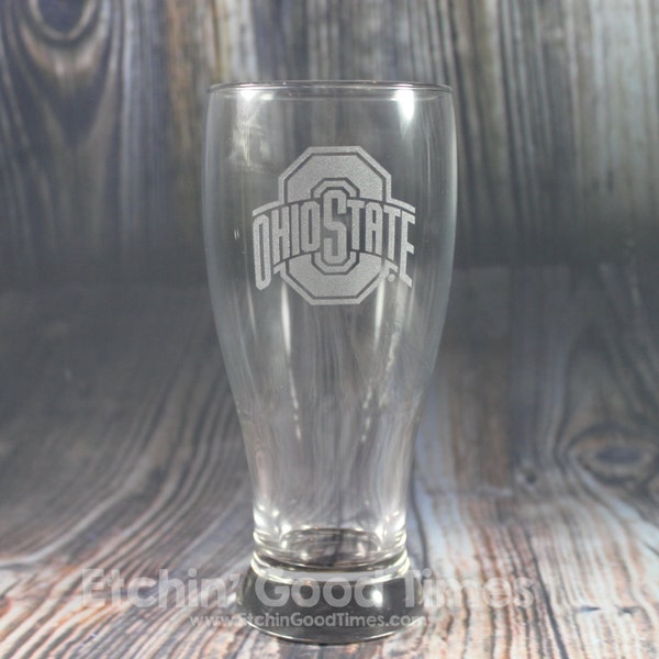 Ohio State Pub Glass - Officially licensed Ohio StateAthletic Logo Pub Glass