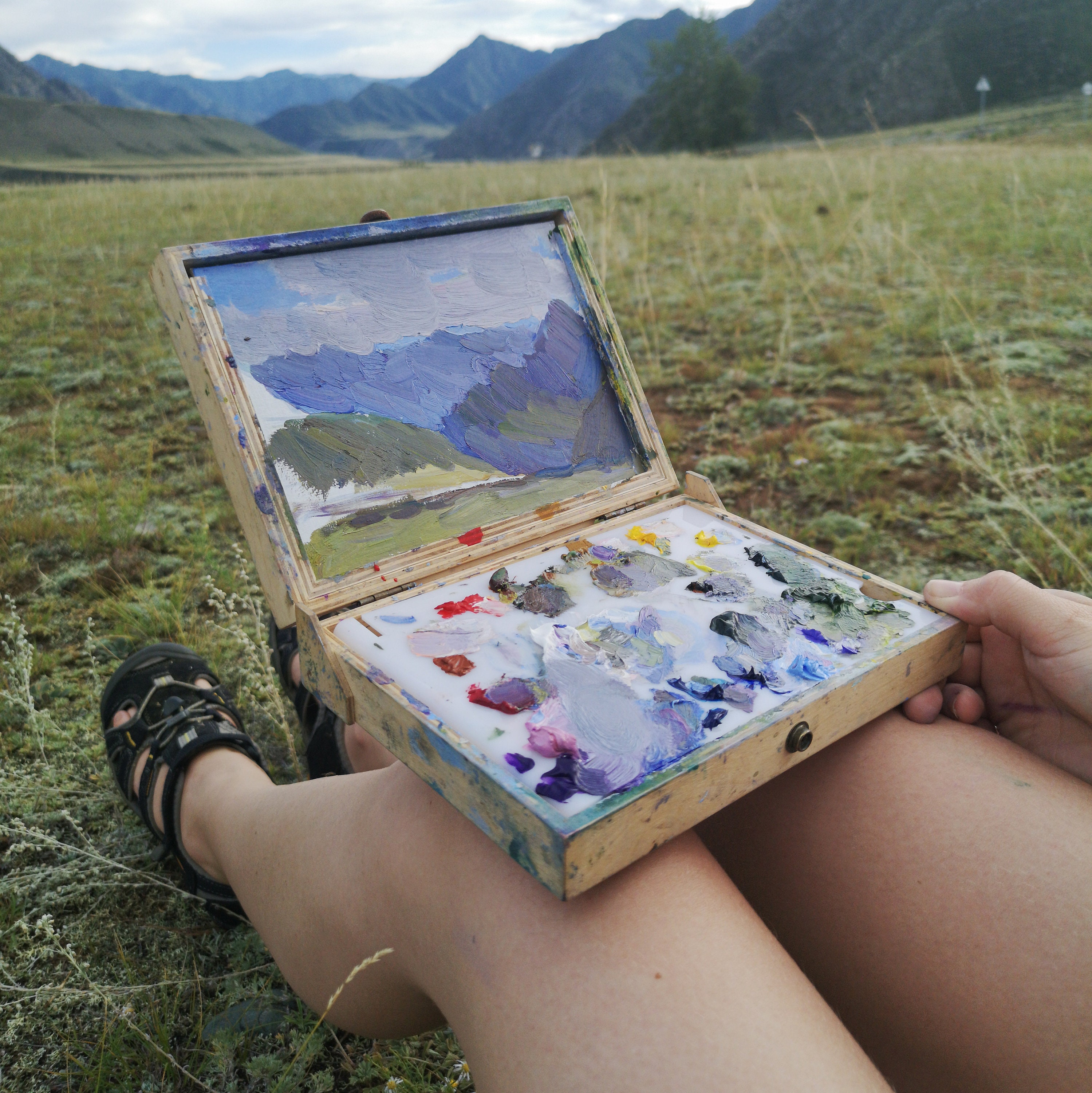 SMALL PAINT BOX Etsy UK