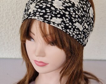 Head Band bandeau turban accessoires de cheveux 2 largeurs en 1