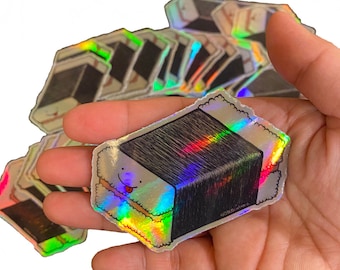 Spam Musubi Holographic Decal Sticker