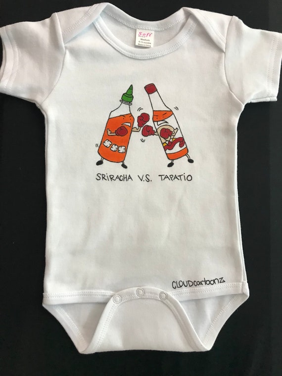 sriracha baby onesie
