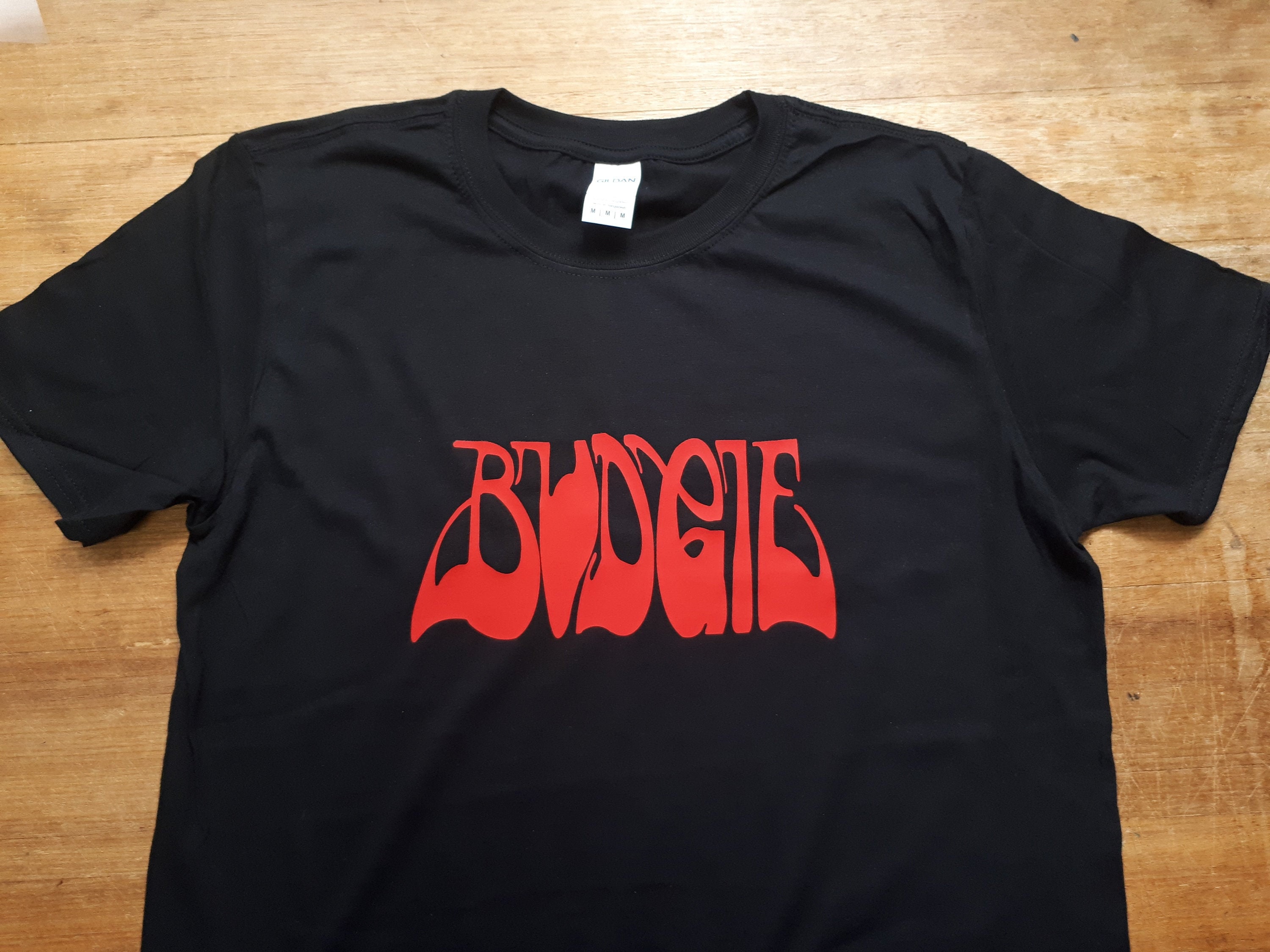 Budgie T-shirt Album 60s 70s Vintage 