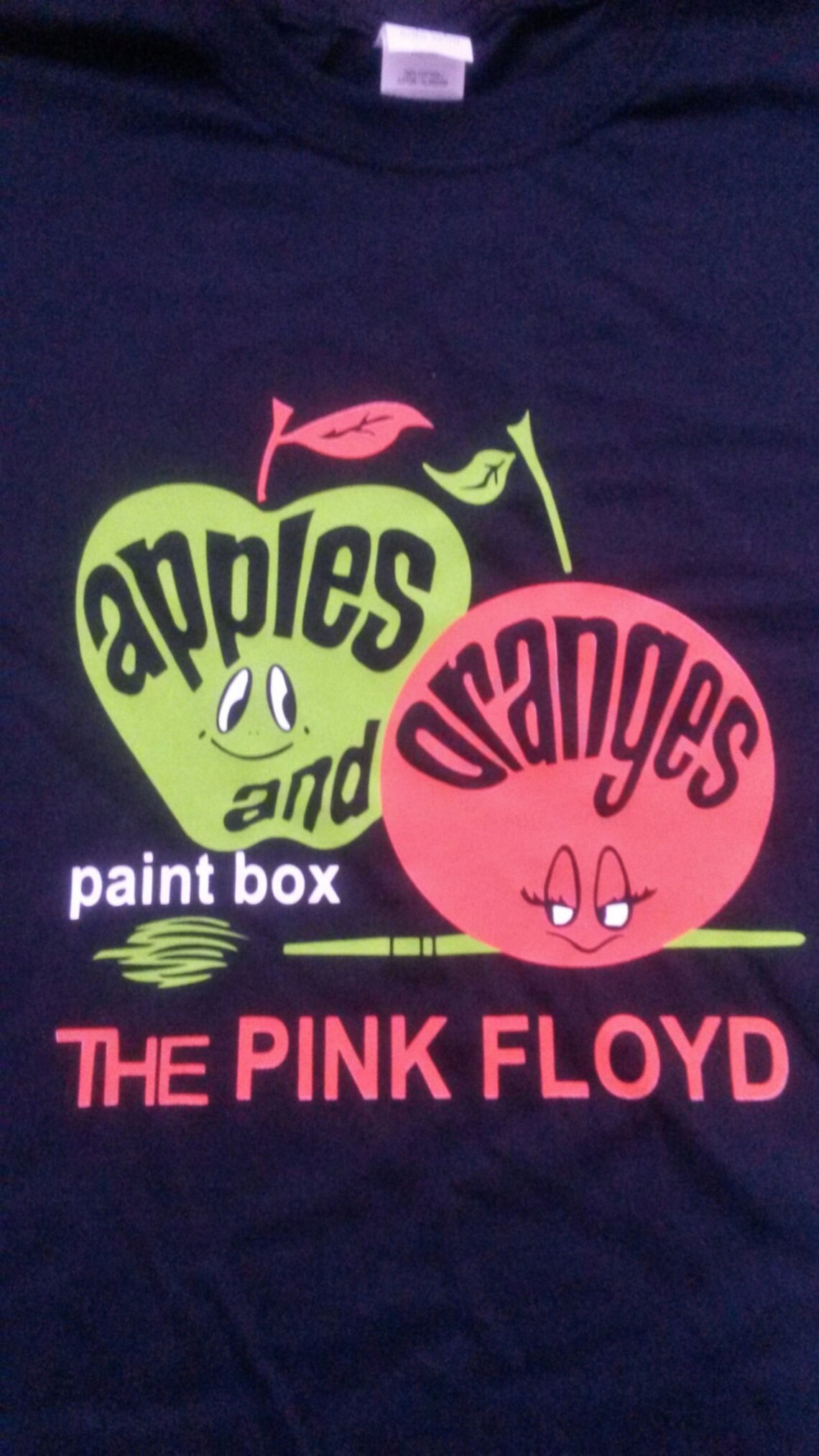 Pink Floyd Apples And Oranges Tshirt Top Rare 70s 60s Vintage Etsy