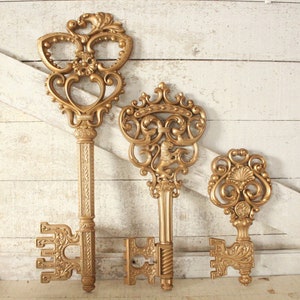 Set of Three Skeleton Keys