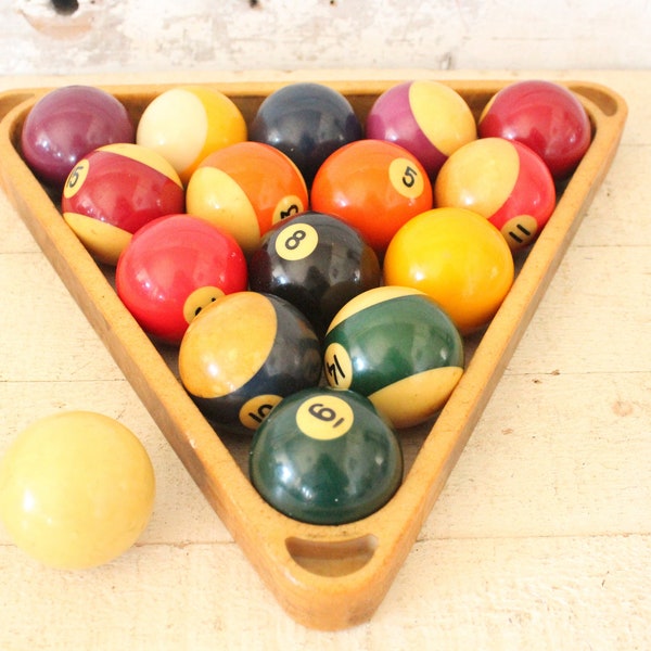 Bakelite Pool Ball Etsy