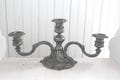 Vintage Reed & Barton Art Nouveau Silver Plate Triple Candlestick Holder - Silver Candelabra, Xmas Candle Holder - Mantle, Table Candelabra