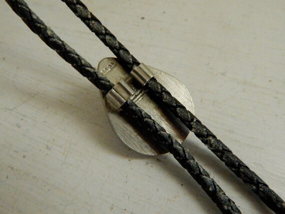 SSI Handcrafted in USA Bolo Tie with Braided Blac… - image 2