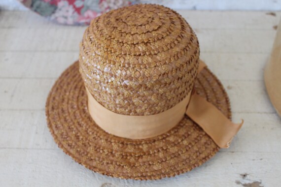 Vintage Women's Adele Claire 1960s Straw Hat with… - image 5