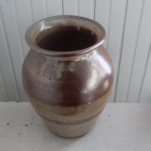 Hand Thrown Studio Pottery Vase - Signed & Dated by Artist - Large Hand ...