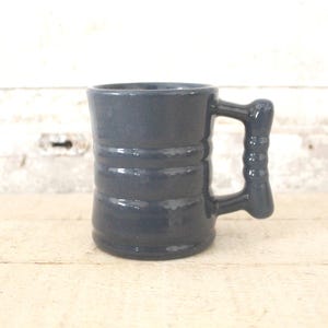 Vintage Frankoma Westwind C3 Mug - Navy Blue Frankoma Pottery Co Mug - Replacement Westwind Dark Blue Coffee Mug - 1960s Frankoma Pottery