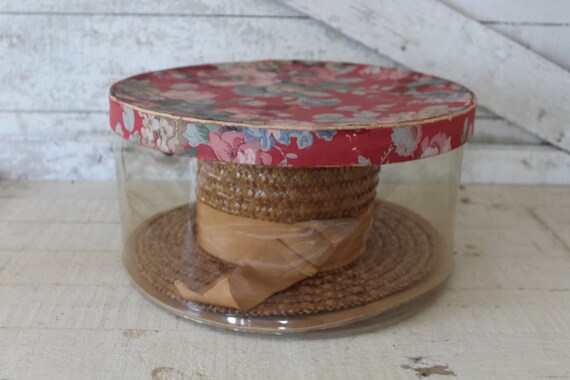 Vintage Women's Adele Claire 1960s Straw Hat with… - image 2