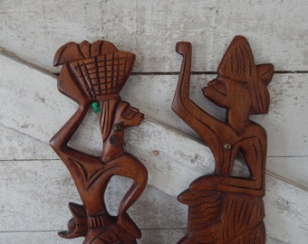 1626❣️アフリカ　民族　オブジェ　像　2体　セット Twin Figure: Male (Ibeji) | Ewe peoples, Aja group | The