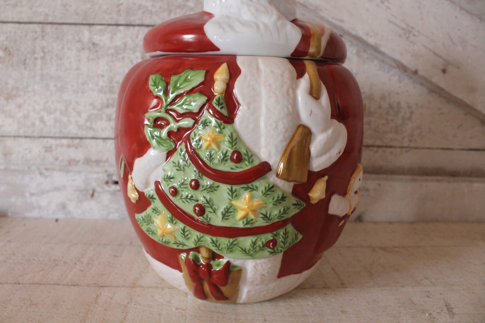Villeroy and Boch Santa Claus Cookie Jar Vintage Kitchen Etsy