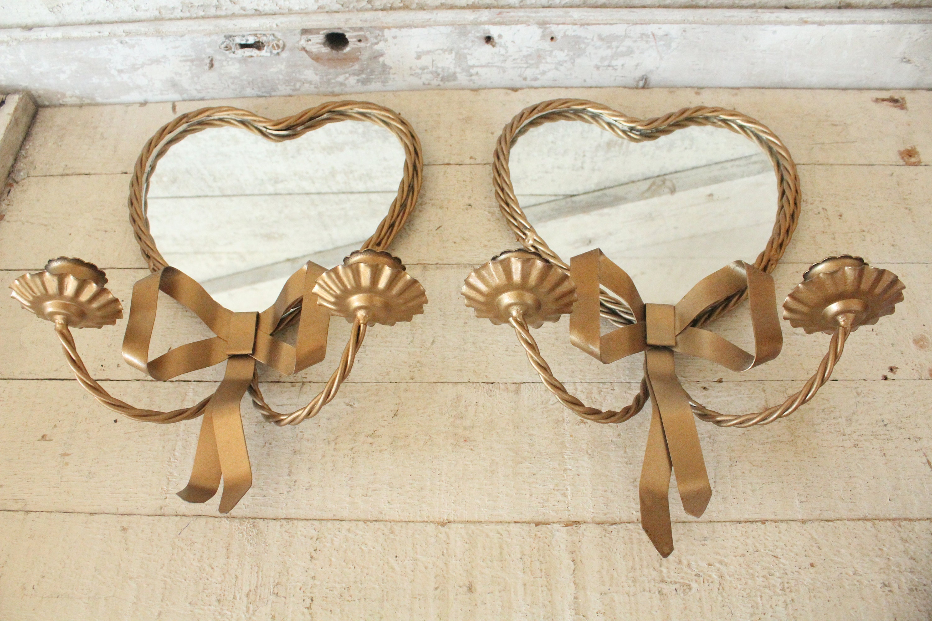 【YOTIMING】Heart Vintage Gold Strap Mirror - L Amazon.com: YCHMIR Vintage Mirror Small Wall Mirror Hanging