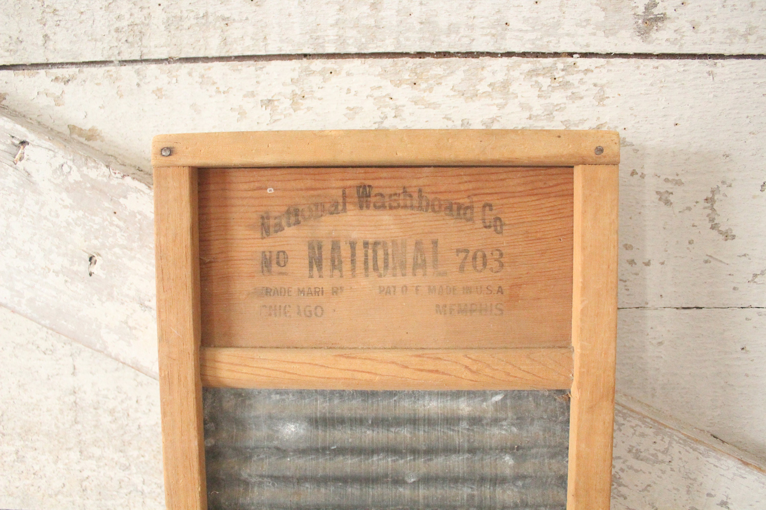 年代物USAヴィンテージウォッシュボード Vintage Antique Washboard Wash Board Laundry FEDERAL NO. 670
