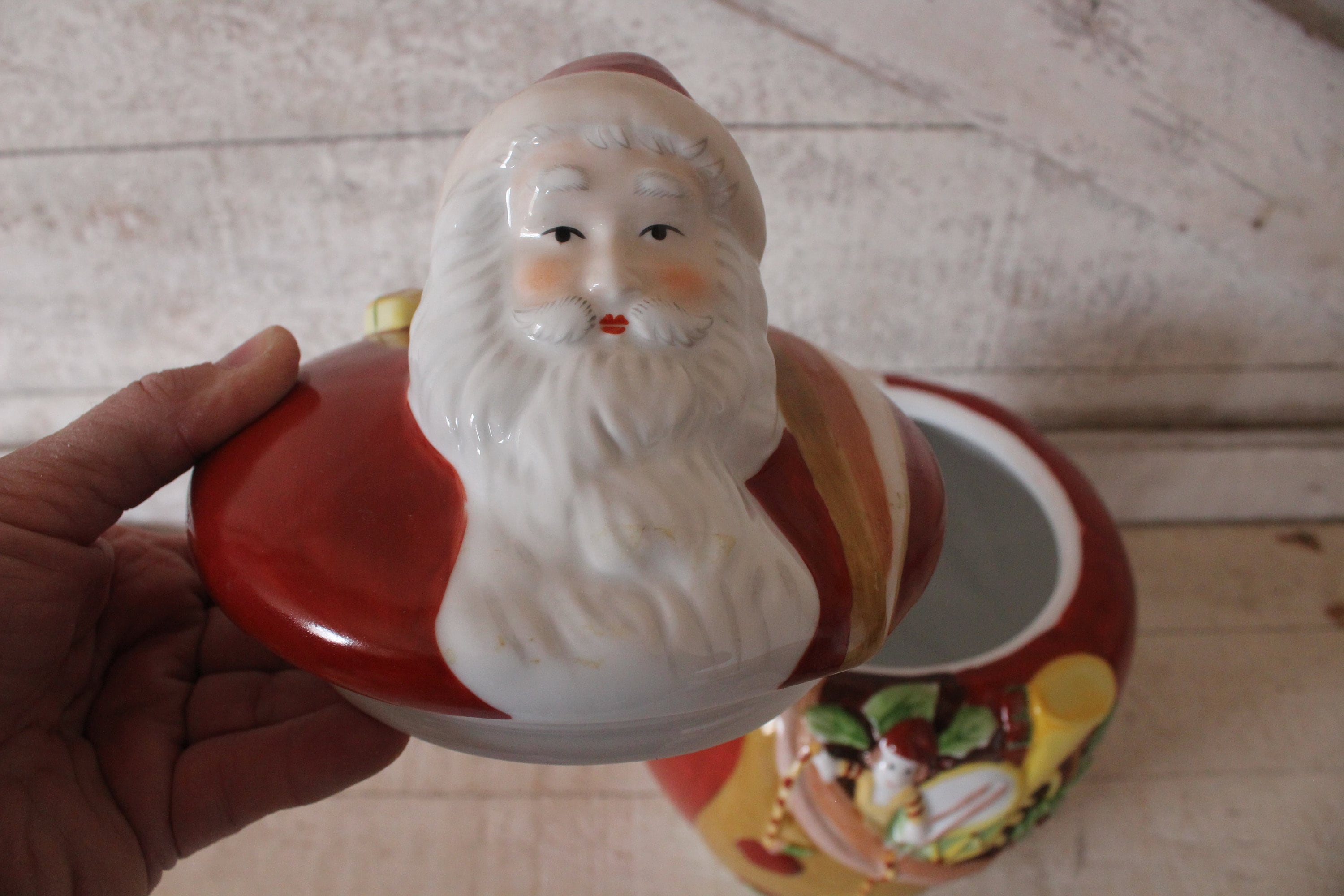 Villeroy and Boch Santa Claus Cookie Jar Vintage Kitchen Etsy UK