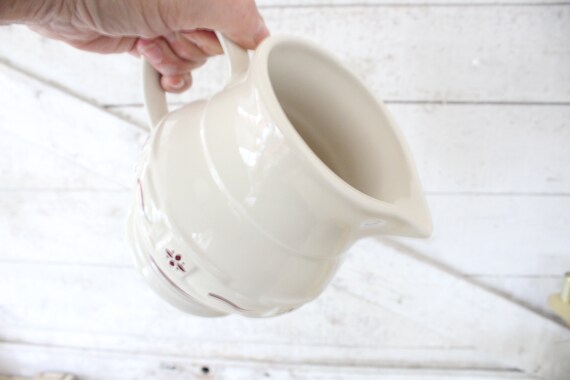 Longaberger Classic Cranberry Woven Traditions Beverage Water