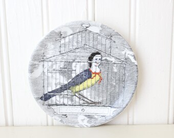 Vintage Fornasetti Plate - Featuring the Face of Soprano Lina