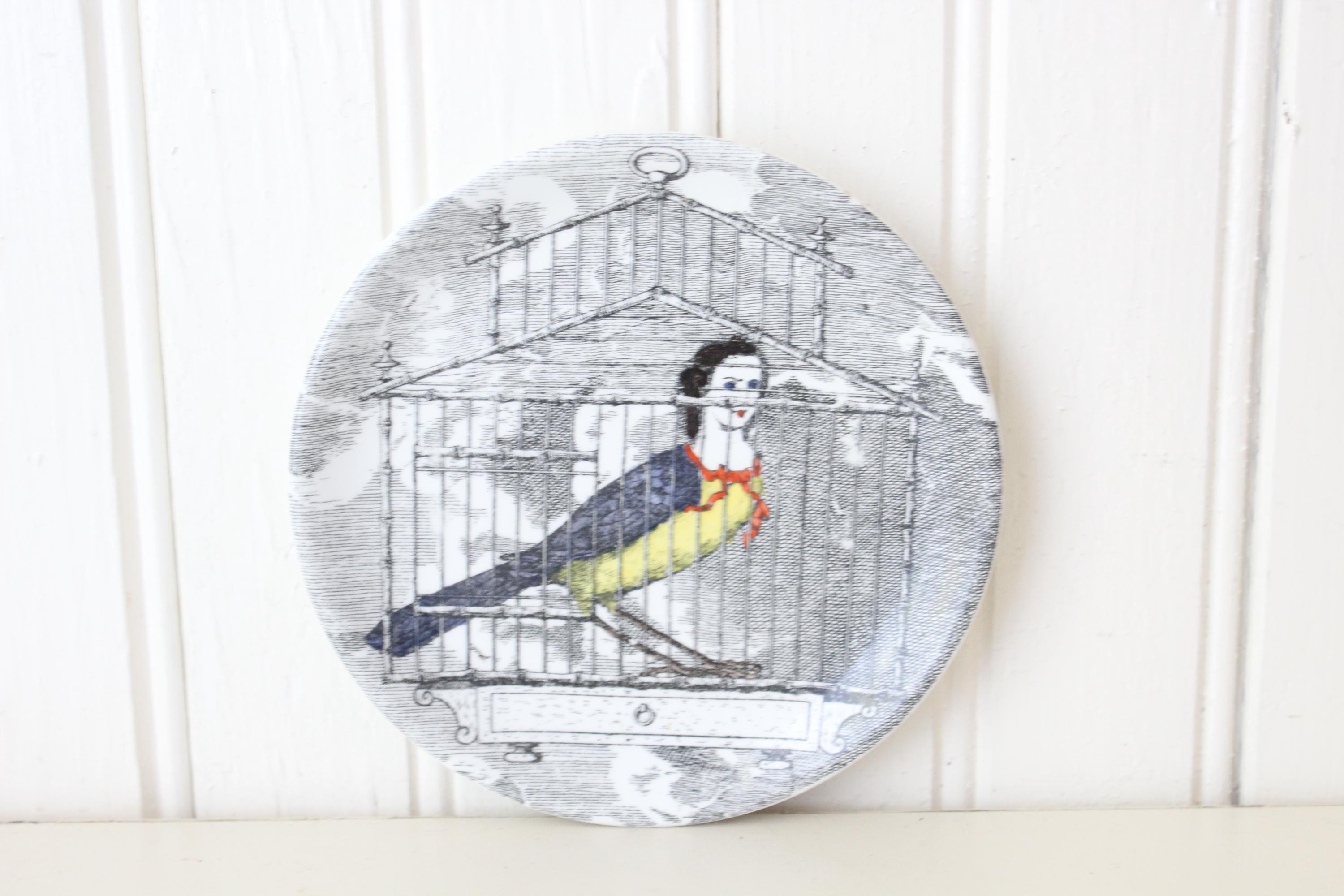 FORNASETTI プレート Vintage Fornasetti Plate - Featuring the Face of Soprano Lina