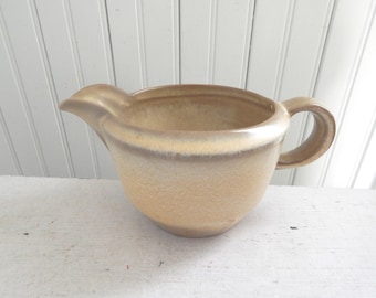 Frankoma Plainsman Creamer in Desert Gold - Vintage Frankoma 9A Creamer in Gold - 1950s/1960s Frankoma Pottery Desert Gold Creamer, Pitcher