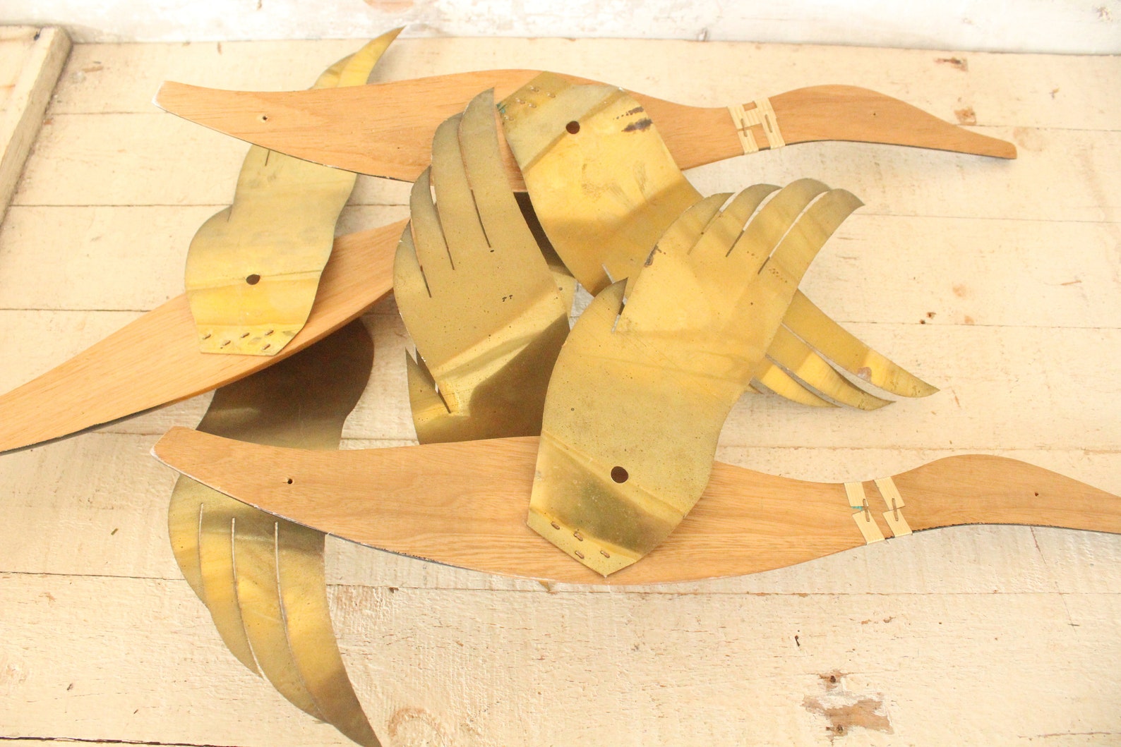 Mid Century Modern Masketeer Canadian Teak Wood and Brass Etsy