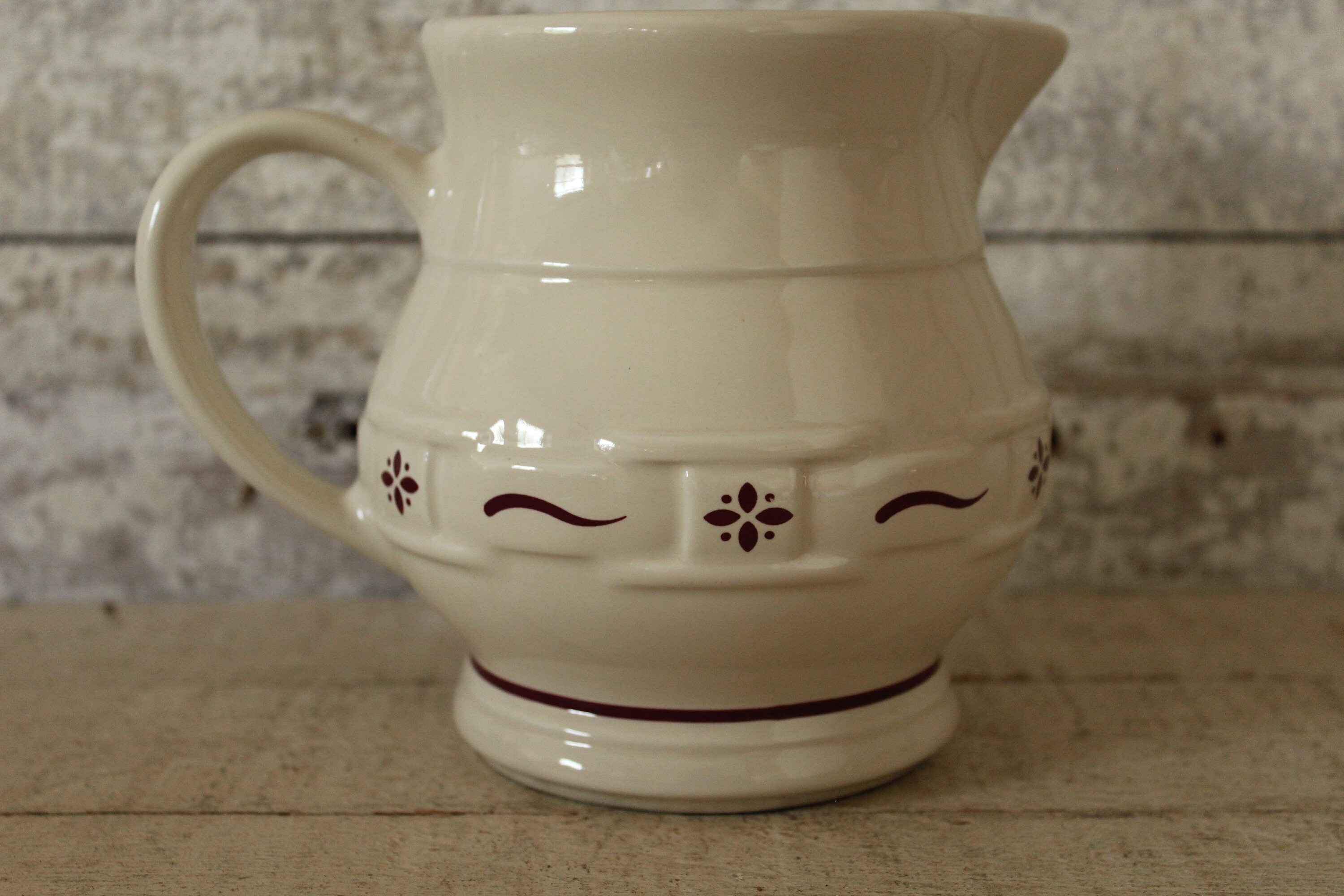 Longaberger Classic Cranberry Woven Traditions Beverage Water