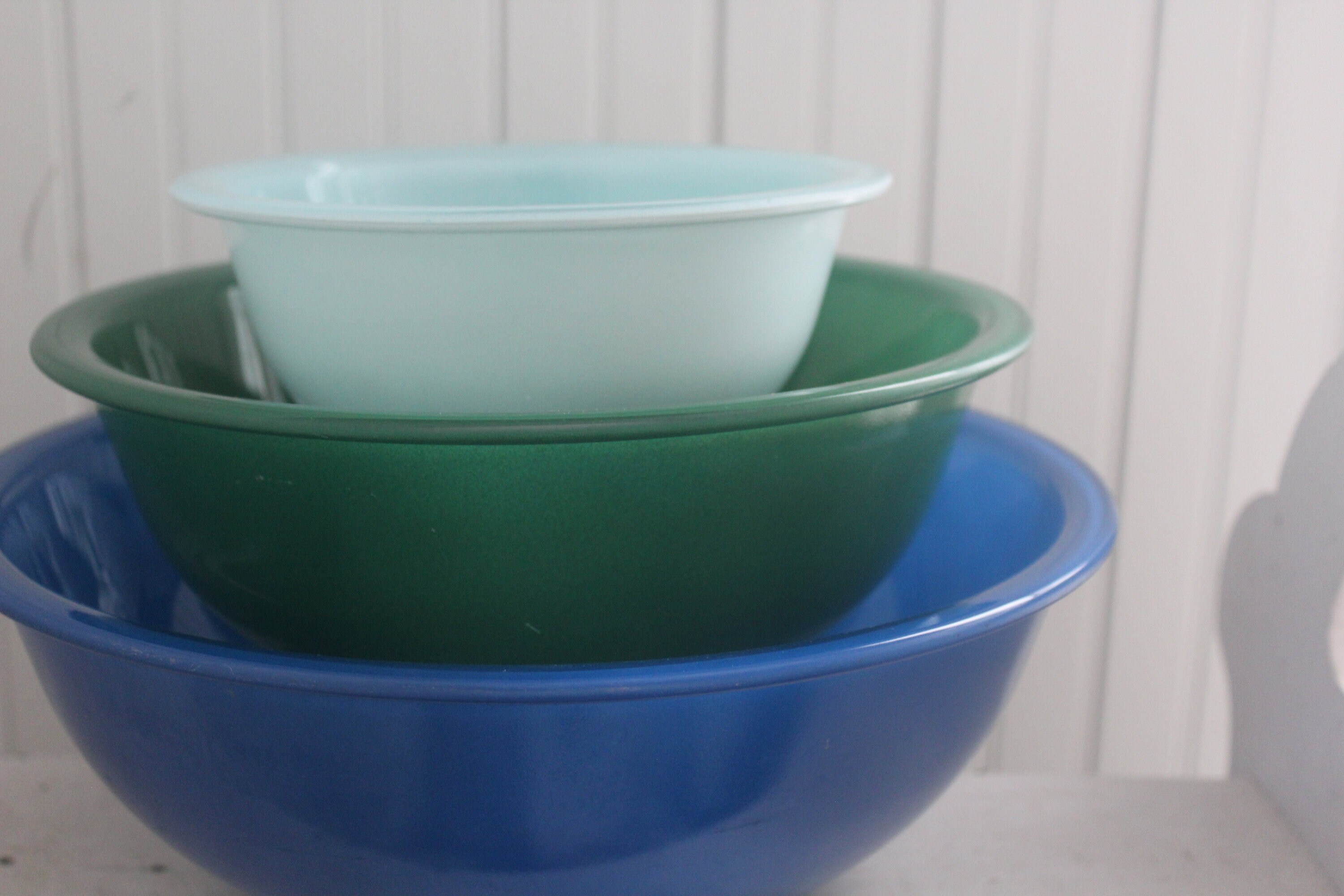 Vintage Pyrex Blue Green Mixing Bowl Set 1980s Pyrex Mixing Bowls 322, 325,  326 3-pc Pyrex Mixing Bowl Set Retro Kitchen Bowl Set -  Israel