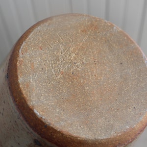 Hand Thrown Studio Pottery Vase - Signed & Dated by Artist - Large Hand ...