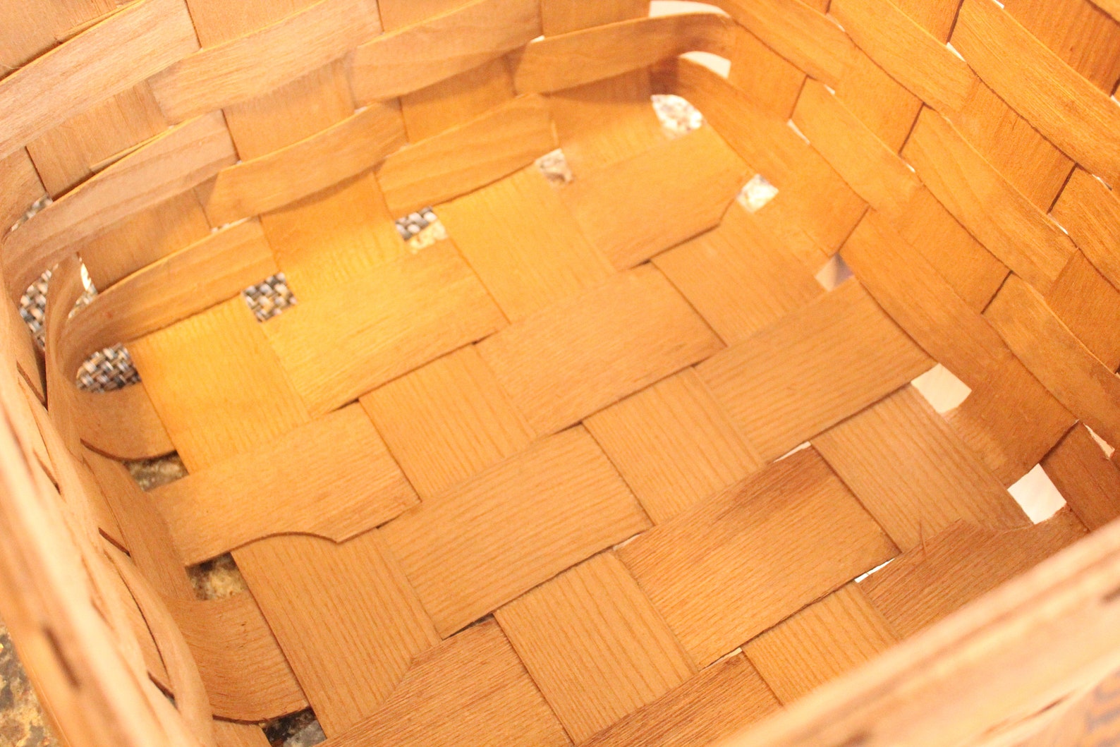 Basketville Putney Vermont Hickory Splint Picnic Basket Etsy