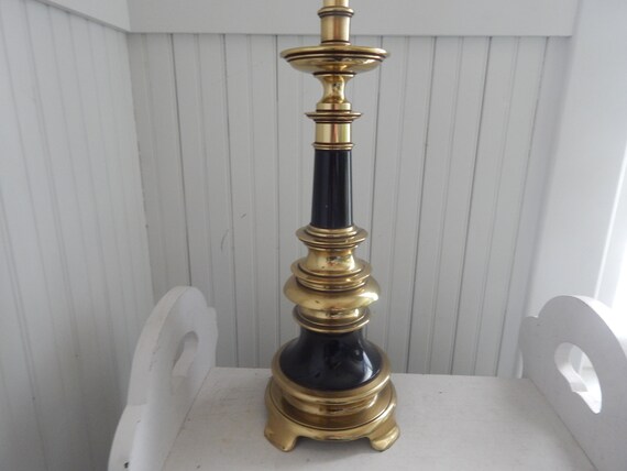 vintage stiffel brass table lamps