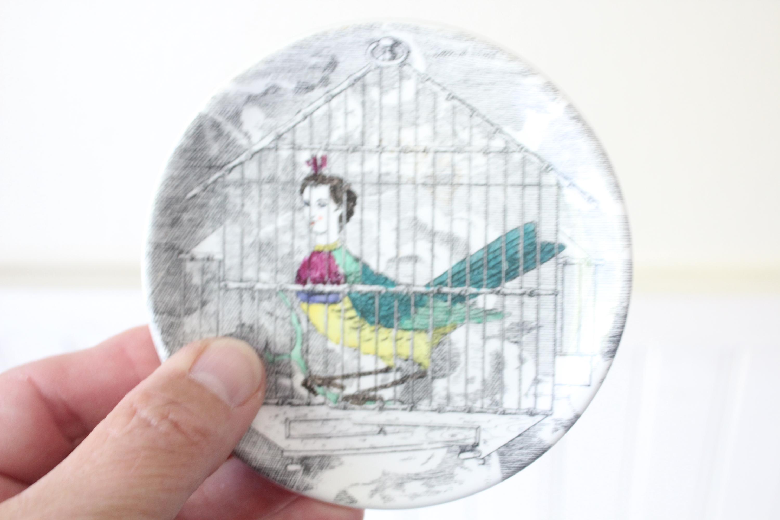 Vintage Fornasetti Plate - Featuring the Face of Soprano Lina