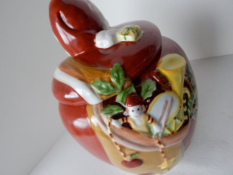 Villeroy and Boch Santa Claus Cookie Jar Vintage Kitchen Etsy