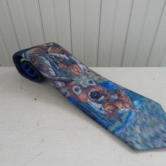 RALPH MARLIN Original Neck Tie NEW Made in USA Excellent FOOTBALL Sports Modern