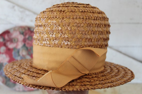 Vintage Women's Adele Claire 1960s Straw Hat with… - image 3