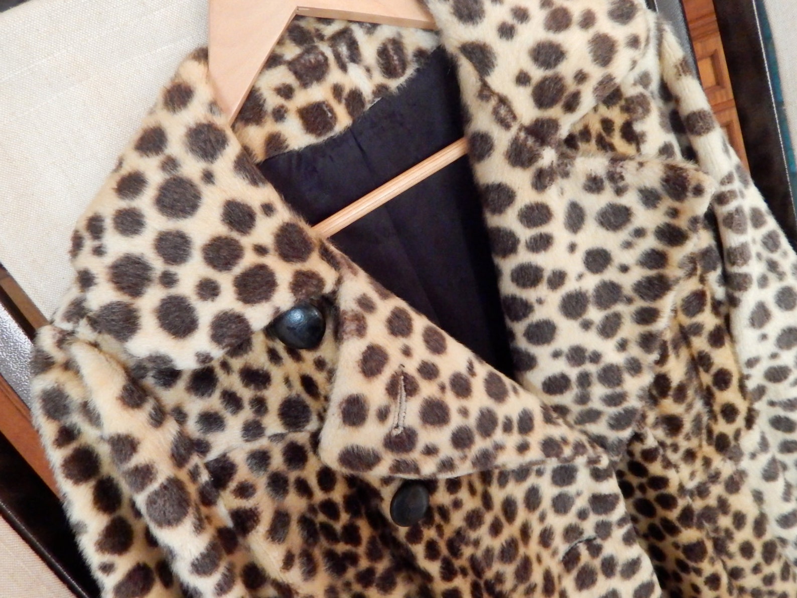 Vintage SAFARI Woman's Coat Styled by Fairmoor Leopard - Etsy