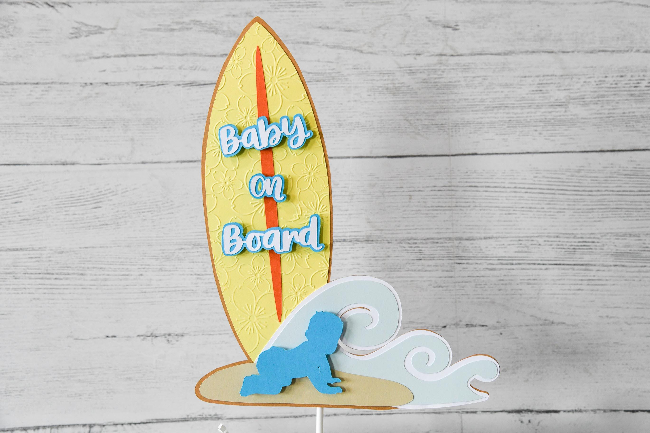 24 Stück Surfen Cupcake Topper – Glitzernde Deko-Picks Für Surf-Party, Geburtstag & Babyshower