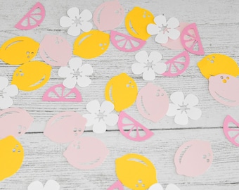 Pink Lemonade Confetti | 100pc | Citrus | Lemon Birthday