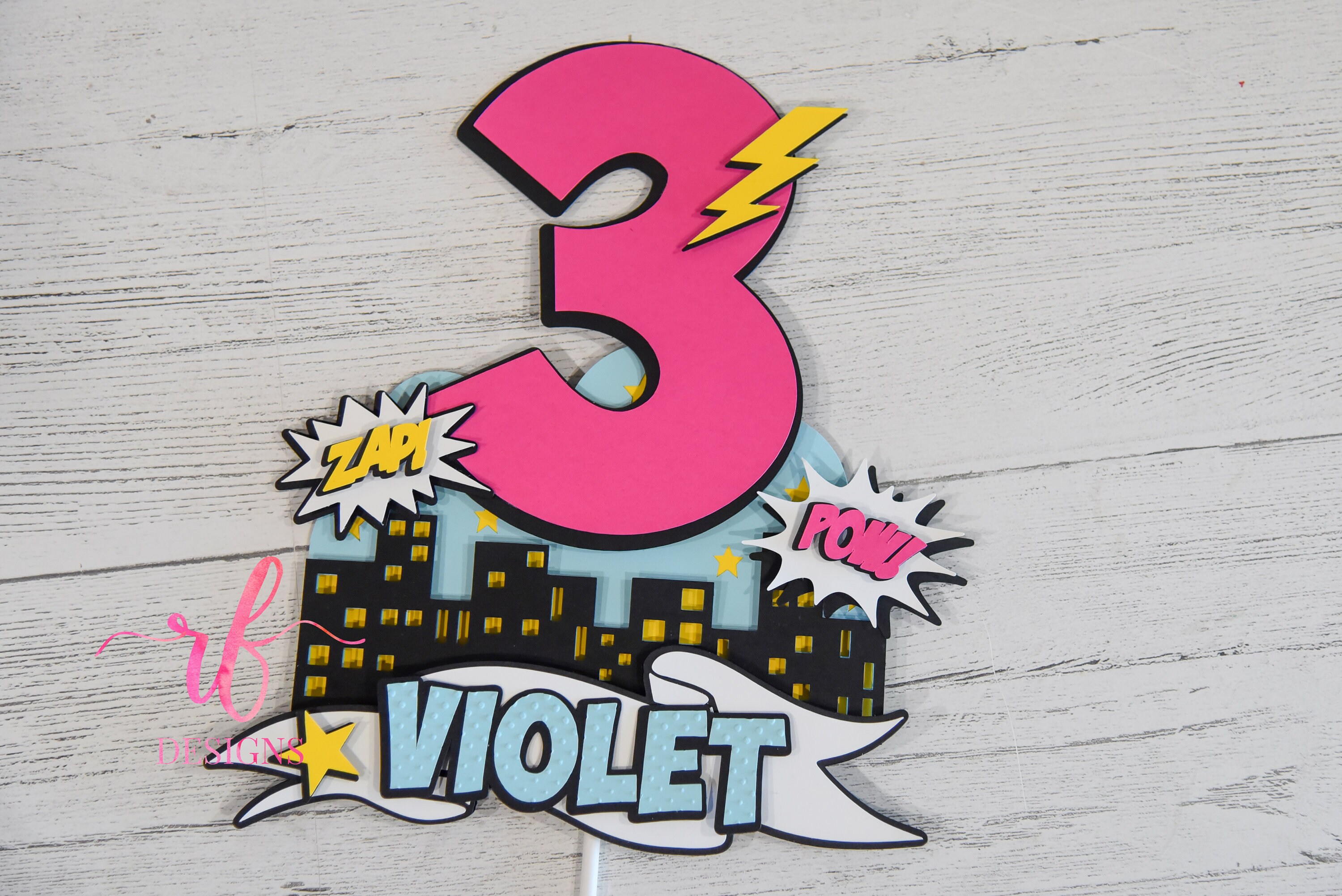 SUPERGIRL Cake Topper Girl Superhero Birthday Cake Topper Etsy 