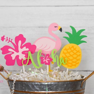 Luau Cupcake Toppers!  Perfect for Luau - Tropical - Bridal Shower - Mother's Day - Pool Party