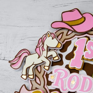 My First Rodeo Cake Topper | 1st Birthday | Western Theme - Etsy