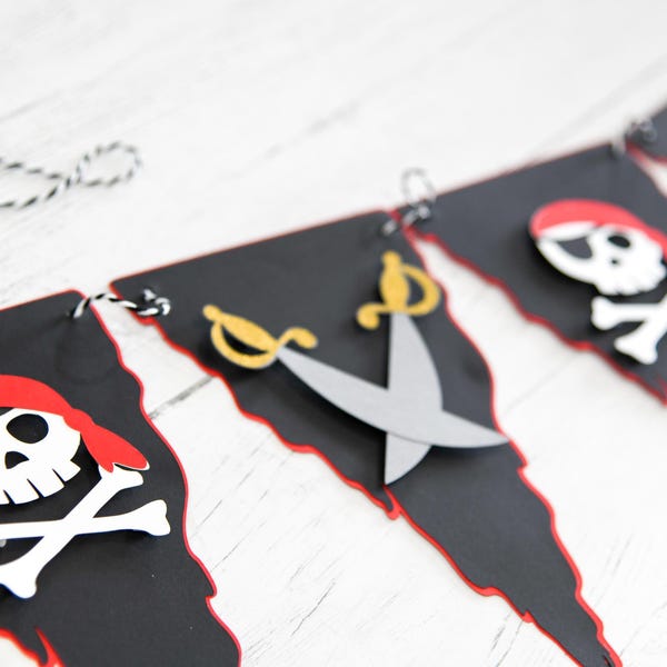 Pirate Banner - Etsy