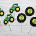 Tractor John Deere Inspired Cupcake Toppers Customized With - Etsy