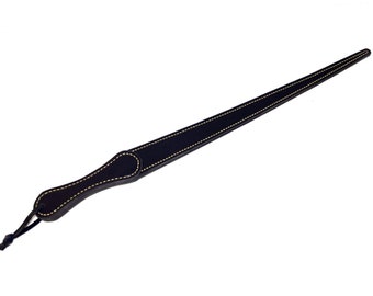 Pointed Leather Strap / 22" Long Whipping Tail Paddle