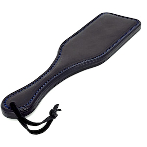 Classic Leather Paddle - 12 Inches Long - 3 Layers Thick - Leather Spanking Strap - Moderate Heavy Thudd